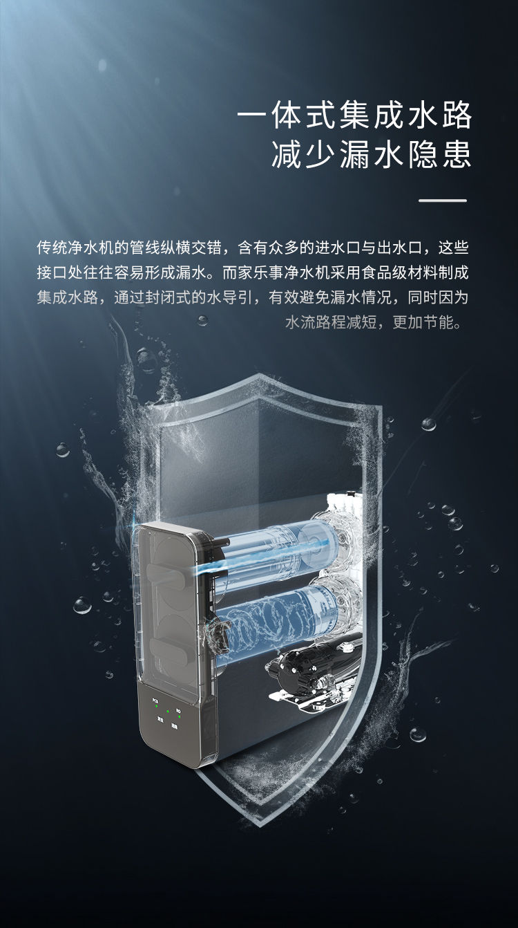 家樂事G1012凈水器（普通龍頭版）產(chǎn)品介紹